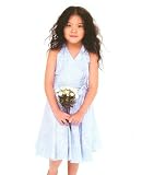 Poesia Blue Wrap Halter Dress