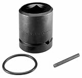 SK Hand Tools 85783 1-Inch Drive 6 Point Deep Metric Budd Wheel with 33-Millimeter Hex
