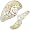 Polished! Black Hills Gold Gold/Sterling Silver CZ Engagement & Wedding Band Ring Set