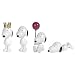XfürU 07-0879 - Snoopy: Set mit 4 Kunstharzfiguren , je ca 10cm