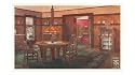 Craftsman Interior Architecture Art Poster Print, 17x11