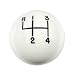 Hurst 1630003 White 4-Speed Classic Shifter Knob
