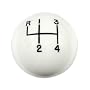 Hurst 1630003 White 4-Speed Classic Shifter Knob