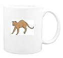 Mug with burmese, cat, stretching, pet, animal