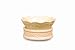 Candle Warmers Etc. Ceramic Candle Warmer and Dish, Cream Embossed