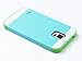 ULAK Galaxy S5 Case, S5 Case, 2in1 Hybrid Dual Layer Slim Protective Case Cover for Samsung Galaxy S5 / Galaxy SV/Galaxy S V / i9600 2014 (Plastic Hard Shell and Flexible TPU) Light Blue/Green