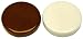 Brown and Ivory Plastic Backgammon Chips
