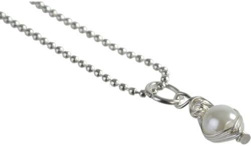 Your Spoiled Baby Peapod Necklace with 1 White Pearl