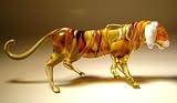 Blown Glass Art Wild Animal Figurine TIGER