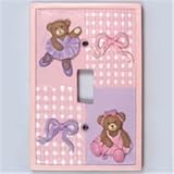 Kidsline Twinkle Toes Light Switch Plate Cover - Single Switch