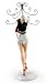 Jewellery Mannequin with White Shorts, Black Top and Red Shoes