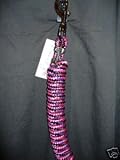 Weaver Poly Lead Rope Horse Tack PINK PURPLE BLACK