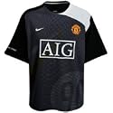 Manchester United Printed Top - Black/White - M