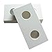 Ihomeu 100pcs 2x2 Cardboard Coin Holders Quarters Coin Flips