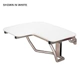 Swanstone BF-2300L Barrier Free Folding Shower Seat, White