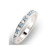 Women's Aquamarine Swarovski Ring, Size: 5-10