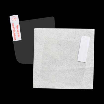 Fashionable Perfect Fit Crystal-Clear Transparent LCD Cell Phone Screen Protector with Lint Cleaning Cloth for Samsung Freeform / Link R350 / R351 / R355 MetroPCS,Alltel
