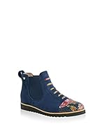 BOSCCOLO Botines Chelsea (Azul Marino)