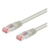 CAT6 Netzwerkkabel, (lose Ware), 2xRJ45 St., PIMF + geflechtgeschirmt CAT 6-200 LC SSTP PIMF grau 2m