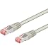 CAT6 Netzwerkkabel, (lose Ware), 2xRJ45 St., PIMF + geflechtgeschirmt CAT 6-200 LC SSTP PIMF grau 2m