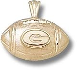Georgia Bulldogs Georgia Bulldog Face Pendant - 14KT Gold Jewelry