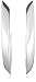 Silver Oval Offset Creole Earring
