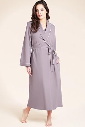 Per Una Pure Cotton Plain Wrap Dressing Gown