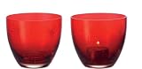 Produkt-Bild: LEONARDO 097813 - Set/2 Tischlichter rot Winterstar
