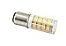 Bonlux Ba15d Double Contact Bayonet Base LED Light Bulbs 120 Volts 4 Watts 350lm Warm White T3/T4/C7/S6 LED Halogen Replacement Bulb (4 Watts Pack of 2)