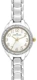 Anne Klein Two Tone with Crystals Watch 10-8867SVTT