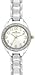 AK Anne Klein #10-8867SVTT Women's Stainless Steel Swarovski&reg; Accented Bracelet Watch