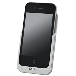 MiLi Power Pack External Battery 3000mAh Capacity for iPhone 4 / 4S (White)