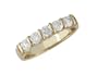 Elza 14K Gold Diamond Anniversary Band