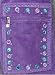 Barefoot Yoga Cotton Velvet Mat Bags - with Indian Beadwork and Embroidery - Lavender