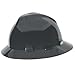 V-Gard Protective Hats, Fas-Trac Ratchet Suspension, 6 1/2-8, Black
