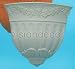 10 White Roman Plastic Corner Wall Planter Flower Pot Holder