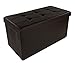 Dualplex Foldable Storage Ottoman Bench, Comfortable Seat 30