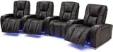 Mellow Home Theater 2 Seat Row Leather Recliners from Palliser