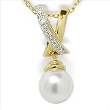 Ava Japanese Akoya Cultured Pearl Pendant