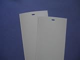 PVC Vertical Blind Replacement Slat (White) 2 Pk 82 1/2 X 3 1/2