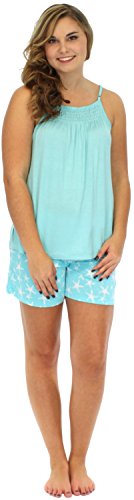 Pajama Heaven Women's Bamboo Jersey Tank and Short Pajama Sets