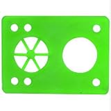 Riot Gear Vibra Soft Riser,6 Hole, 1/8 In., Green, Ea.
