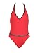 Nautica Watermelon Halter One Piece Swimsuit with Belt