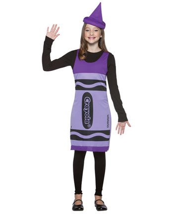 Tween Purple Crayola Crayon Costume Dress