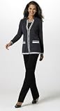 Apparel : STRIPE TRIM CARDIGAN JACKET BY EXCLUSIVELY MISOOK