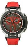 Tissot T-Race Black & Red Quartz Chronograph Rubber Men's watch #T048.417.27.057.02