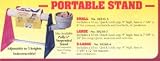 Pollys Pet Products Grooming Bird Stand Size Small 7 5/8 x 8in Assorted Colors