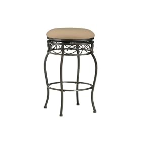 Hillsdale 4336-831 Lincoln Backless Swivel Bar Stool 