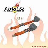 2 Point Retractable Orange Lap Seat Belt (1 Belt)
