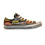 Converse Chuck Taylor All Star Coated Canvas Low Top Metal Backstage Pass Black/Multicolor 105759F